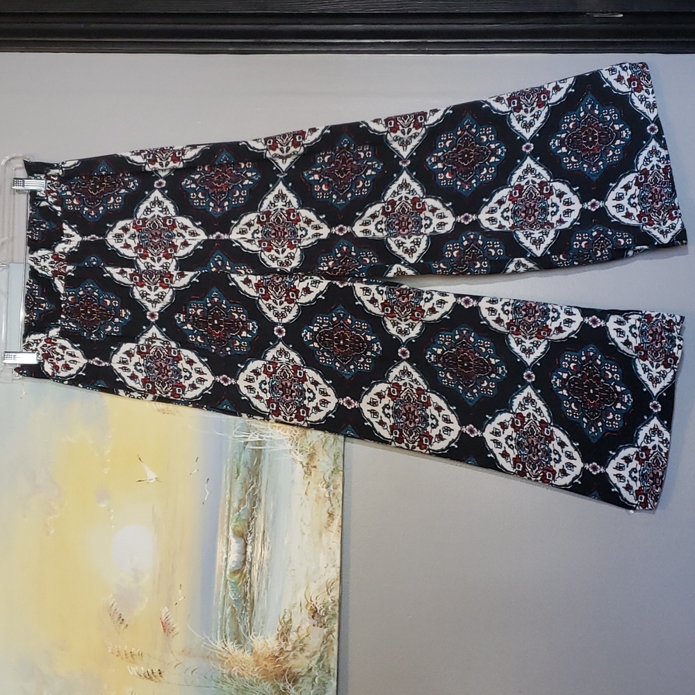 New look vintage plazzo pants, stretchy pants,  vintage size M